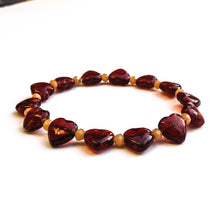 Load image into Gallery viewer, Hearts &amp; Gemstones Stretchy Bracelet