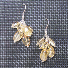 Load image into Gallery viewer, Gemstone Dangle Earrings/Citrine