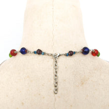 Load image into Gallery viewer, Rainbow Bright Indian Glass Beads Necklace