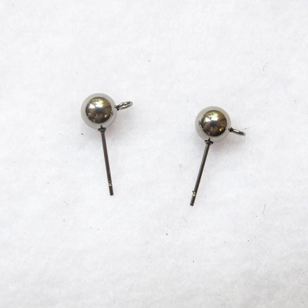 Sterling Silver Diamond 5-Loop Chandelier Earring Findings 3